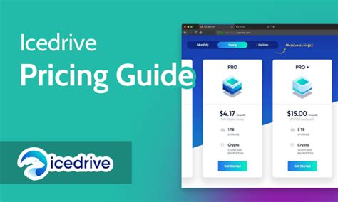 Icedrive Pricing: Cost and Pricing plans .